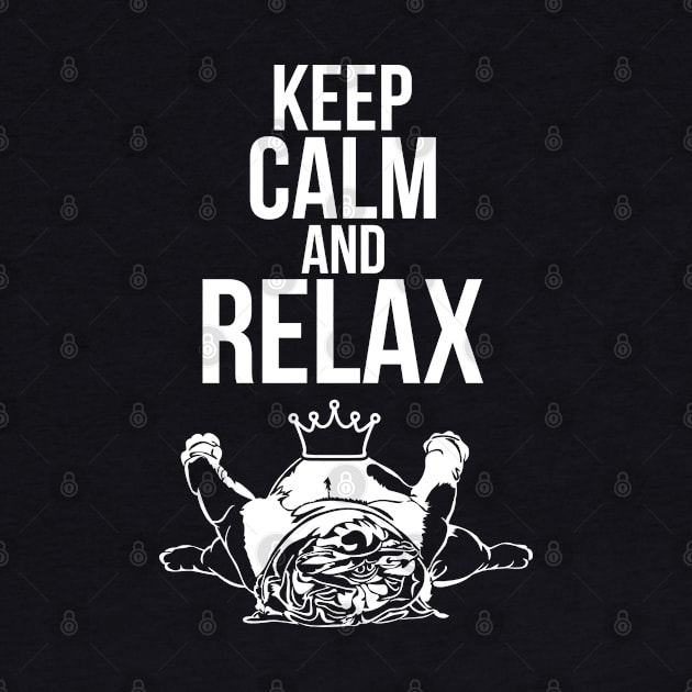 Keep Calm English Bulldog dog saying British Bulldog by wilsigns